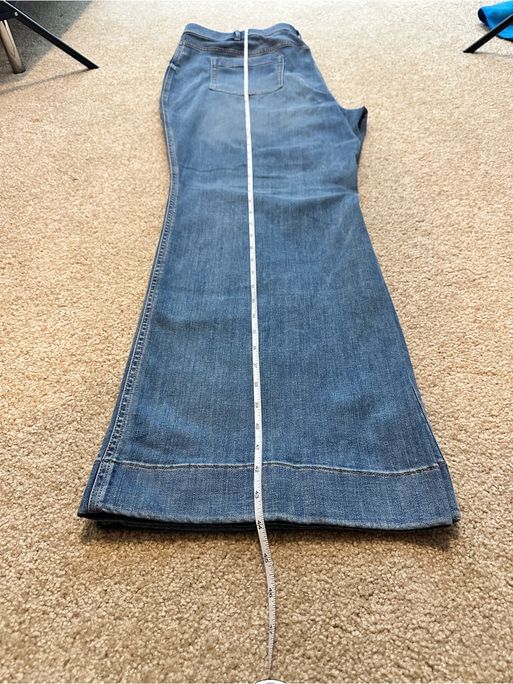 J.Jill Denim High Rise Flare Jeans Size 22 Davenport Wash Wide Leg NWT - Picture 13 of 13